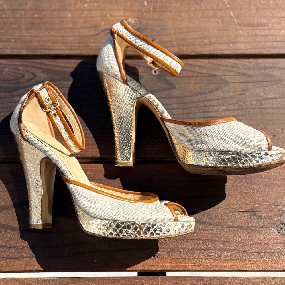 Kurt Geiger high heel platform sandal